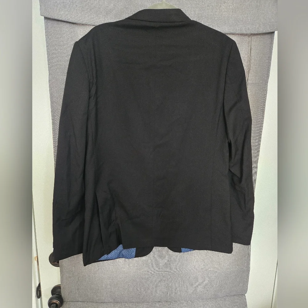 Soul of London Elegant Black Men's Blazer 40R